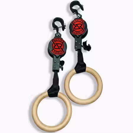 Gymnastic Ring Wood - Кольца для фитнеса из березы, регулируемые
