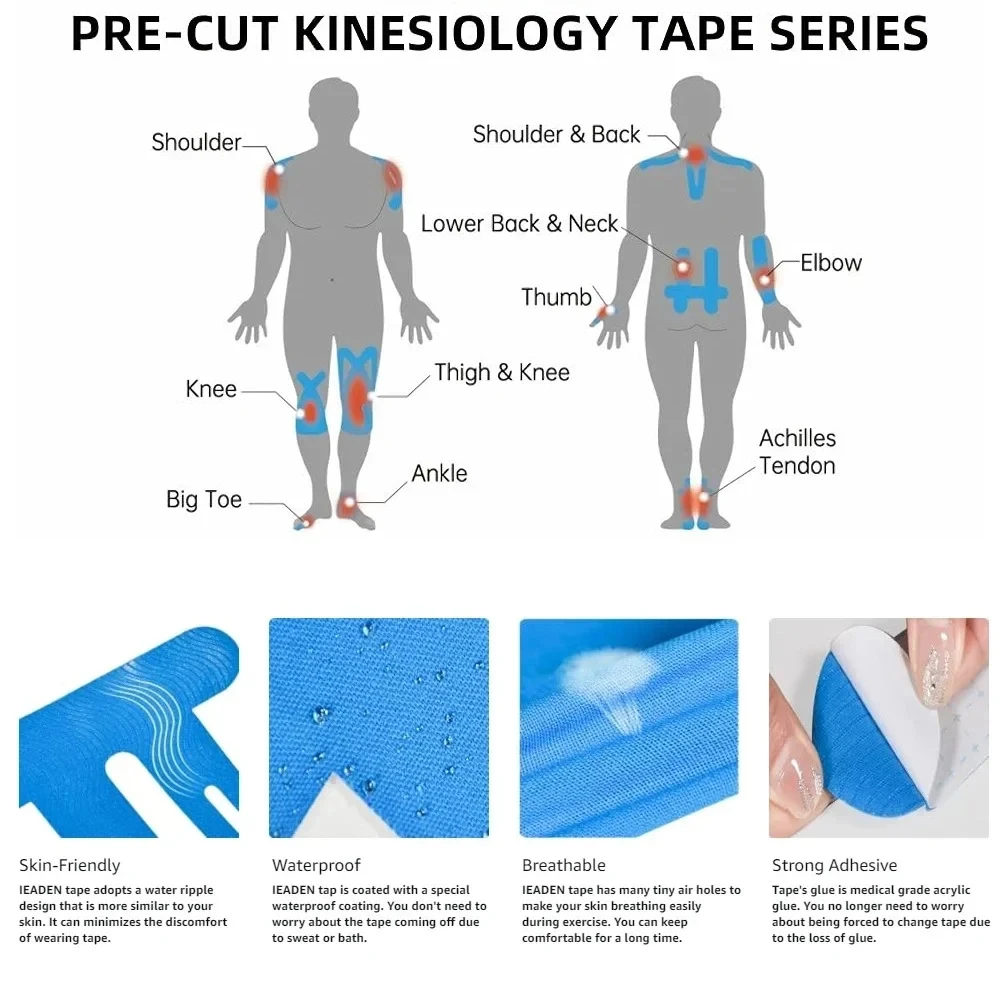 10 шт. предварительно вырезанн – обзор и цена Finger Tape Athletic