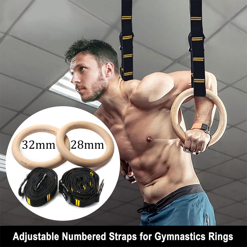 Гимнастические кольца 28 мм и  – обзор и цена Gymnastic Ring Wood