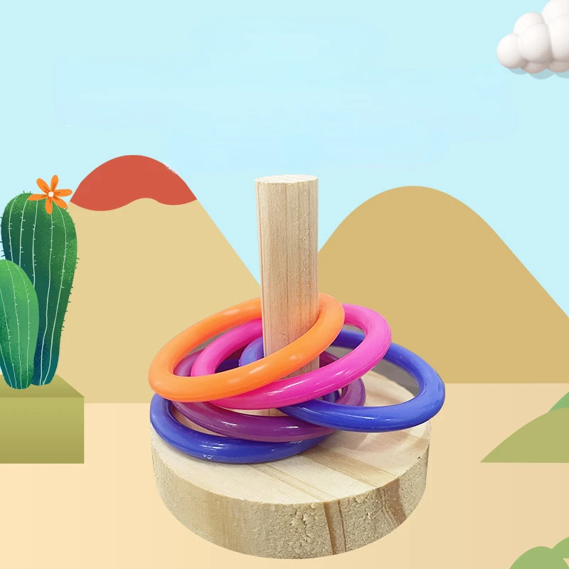 Деревянная интерактивная игруш – обзор и цена Gymnastic Ring Wood