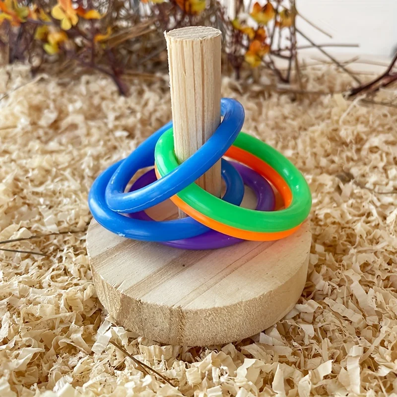 Деревянная интерактивная игруш – обзор и цена Gymnastic Ring Wood