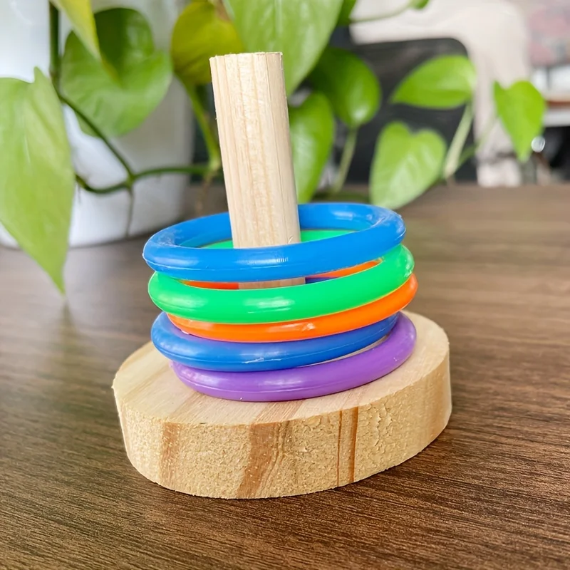 Деревянная интерактивная игруш – обзор и цена Gymnastic Ring Wood